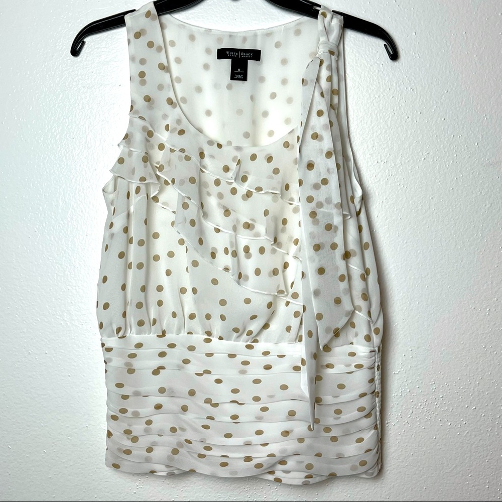 White House Black Market Sleeveless Blouse